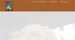 Desktop Screenshot of libertylabradoodles.com